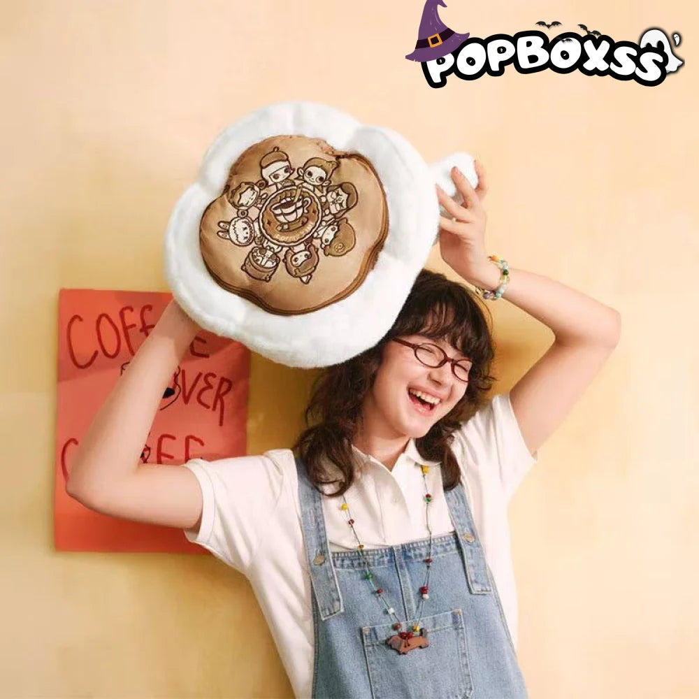 POP BEAN Coffee Factory Series-Blanket & Pillow Set 1 SET (Blanket & Pillow)