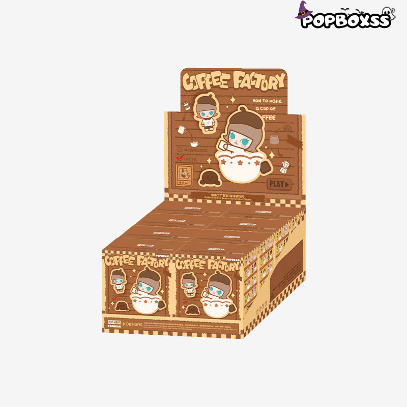 POP BEAN Coffee Factory Series-Decoration Charm 1 SET (8 BOXES)