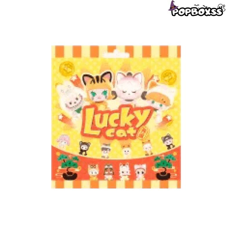 POP BEAN Lucky Cat Series PVC Figures. Blind Box - POP BOX
