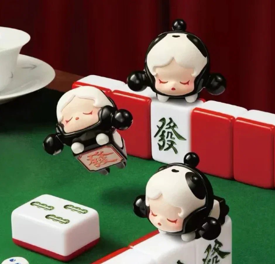 POP BEAN SKULLPANDA Chengdu Limited Edition Mahjong Figure - POP BOX