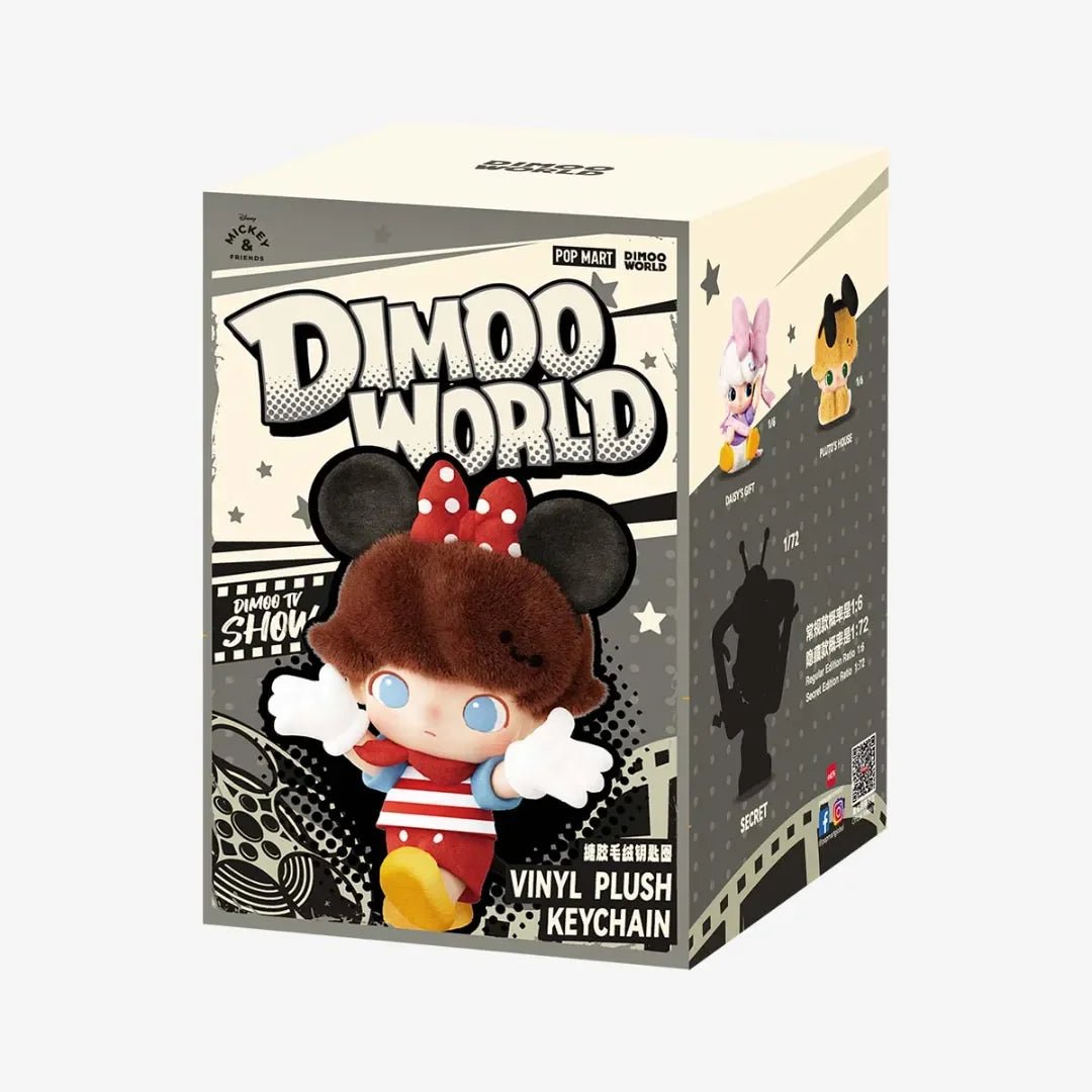 POP MART DIMOO WORLD x disney Series Plush Doll. Blind Box - POP BOX