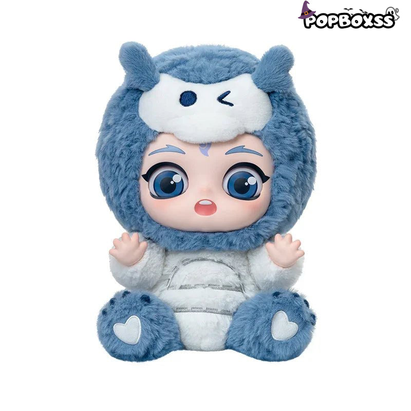 Pop Mart Nezha: The Devil Boy Conquers the Dragon King Hugging Series Vinyl & Plush White Dragon Ao Bing - POP BOX