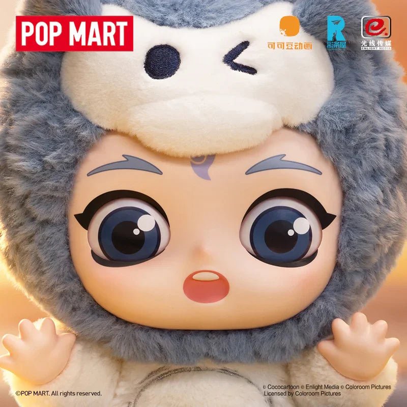 Pop Mart Nezha: The Devil Boy Conquers the Dragon King Hugging Series Vinyl & Plush White Dragon Ao Bing - POP BOX