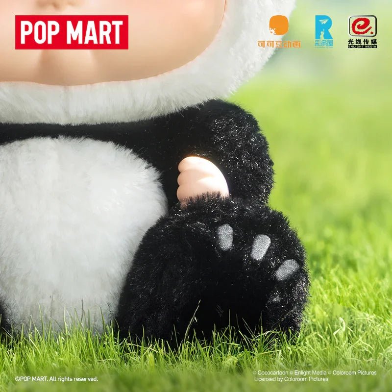 Pop Mart Nezha: The Devil Child Hugging Series PVC Face Plush Panda Nezha - POP BOX