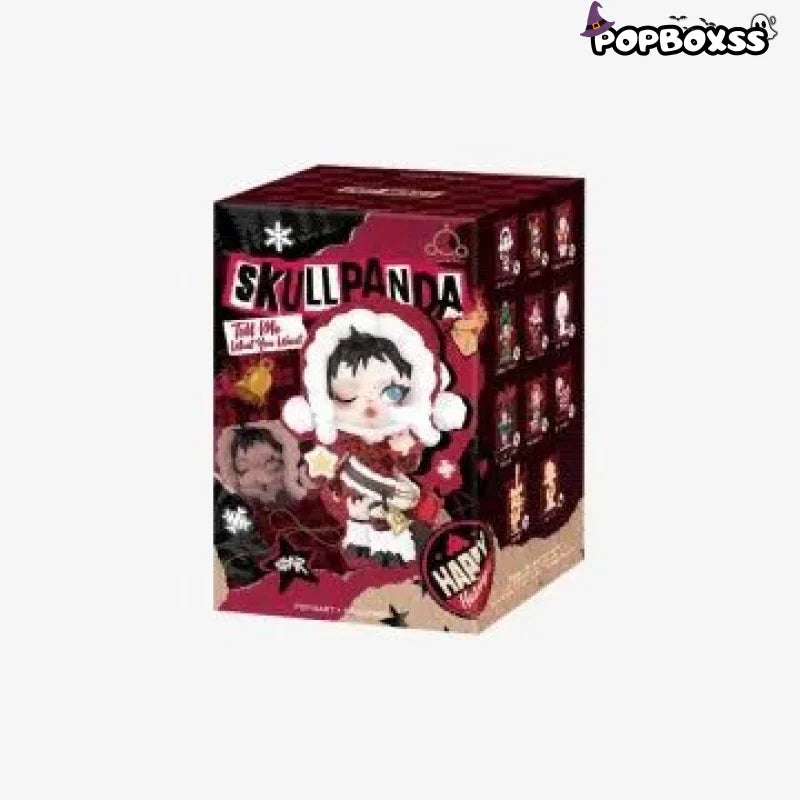 POP MART Skullpanda Tell Me What You Want Series Figures. Blind Box. Christmas Theme - POP BOX