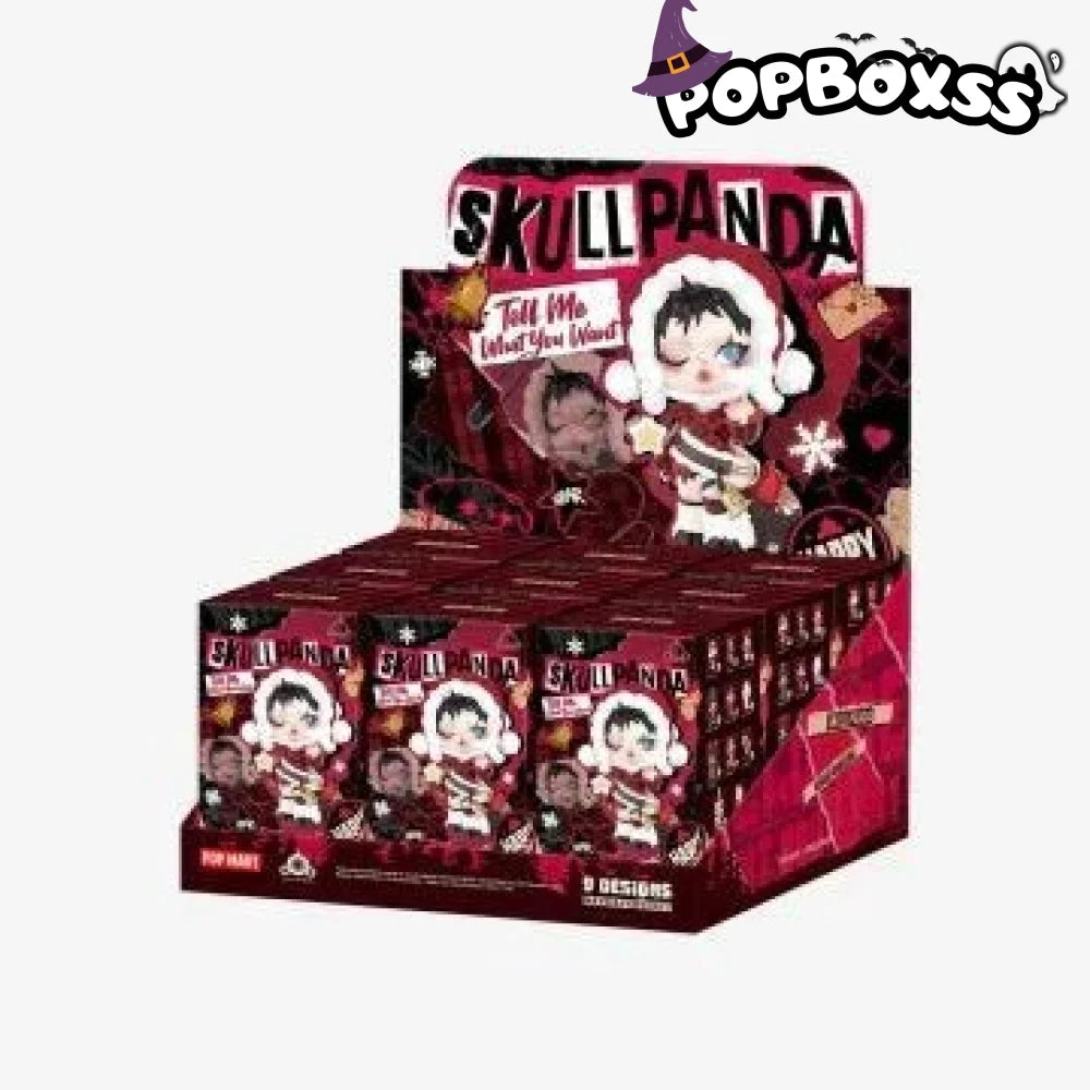 POP MART Skullpanda Tell Me What You Want Series Figures. Blind Box. Christmas Theme - POP BOX