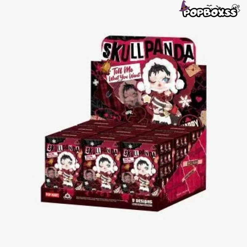 POP MART Skullpanda Tell Me What You Want Series Figures. Blind Box. Christmas Theme - POP BOX