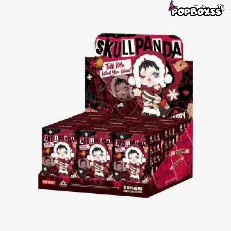 POP MART Skullpanda Tell Me What You Want Series Figures. Blind Box. Christmas Theme - POP BOX