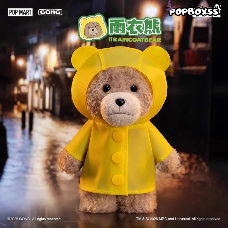 POP MART Ted2 Bear Plush Pendant Action Figures. Blind Box - POP BOX