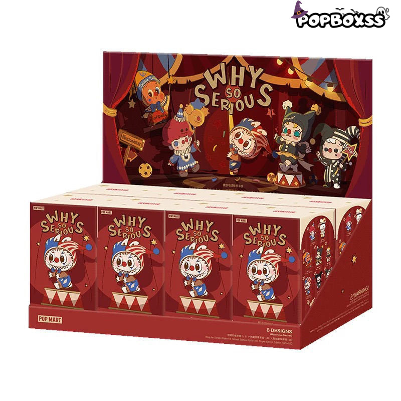 POP MART Why So Serious Series Plush Pendant Blind Box (PRE-ORDER) 1 SET (8 BOXES)