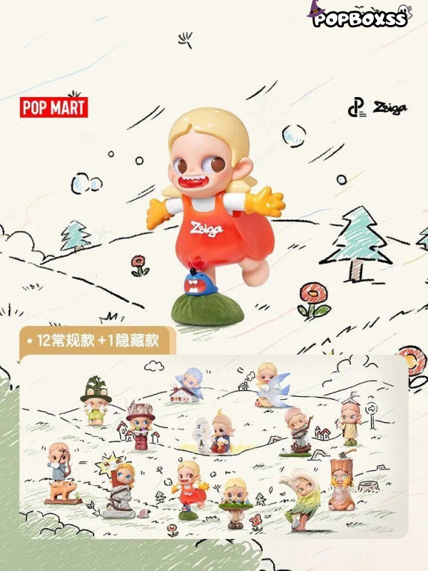 POP MART Zsiga Borderline Drifter Series Figures. Blind Box - POP BOX
