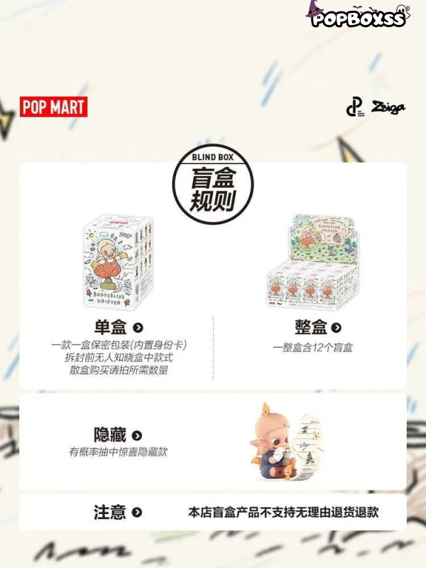 POP MART Zsiga Borderline Drifter Series Figures. Blind Box - POP BOX