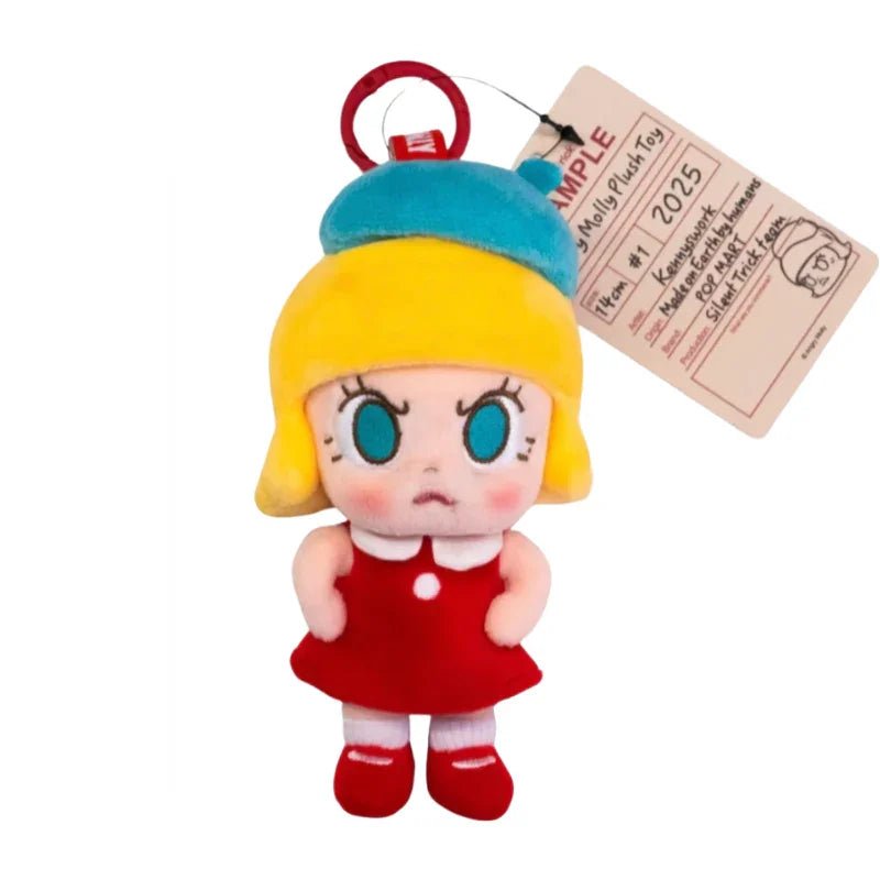 POPMART Angry MOLLY 2025 PTS Exhibition limited edition vinyl plush pendant - POP BOX