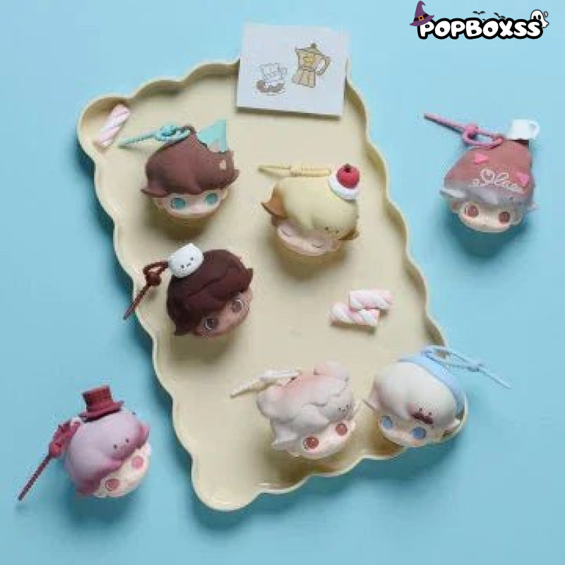 POPMART DIMOO Crush on Coffee Series - Earphone Case Blind Box(PRE - ORDER) - POP BOX