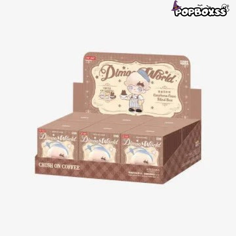 POPMART DIMOO Crush on Coffee Series - Earphone Case Blind Box - POP BOX