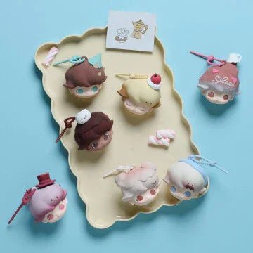 POPMART DIMOO Crush on Coffee Series - Earphone Case Blind Box(PRE - ORDER) - POP BOX