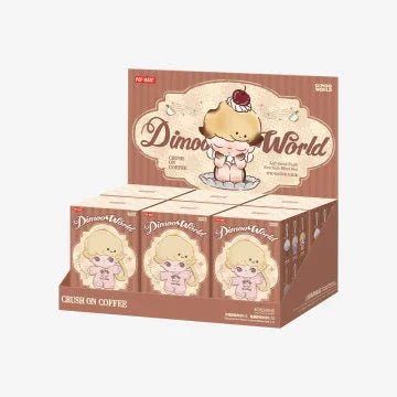 POPMART DIMOO Crush on Coffee Series - Soft - faced Plush Keychain Blind Box - POP BOX
