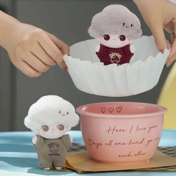 POPMART DIMOO Crush on Coffee Series - Soft - faced Plush Keychain Blind Box - POP BOX