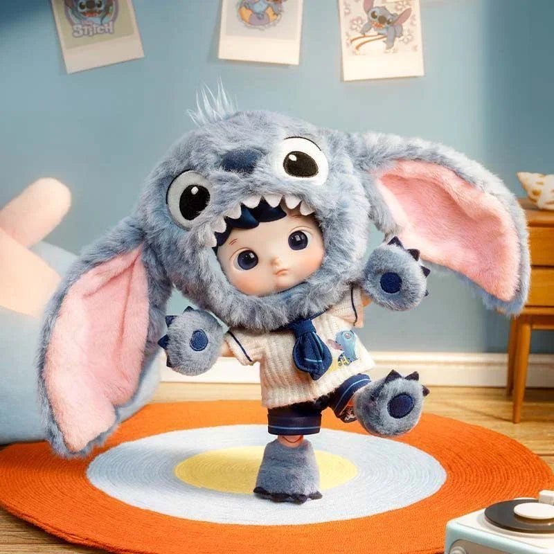 POPMART HACIPUPU Stitch 1/8 Action Figure Trendy Cute Ornaments Creative Gift - POP BOX