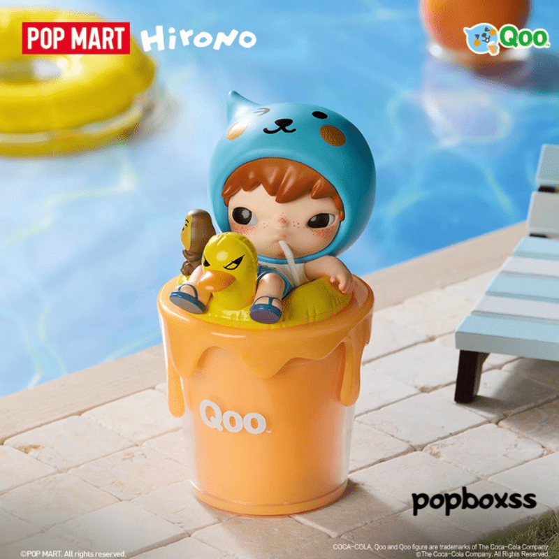 POPMART Hirono x Qoo Drinking Face Red Series (PRE - ORDER) - POP BOX