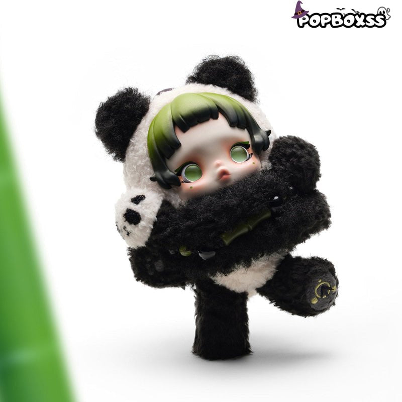 POPMART SKULLPANDA Lazy Panda Plush Doll Pendant - POP BOX