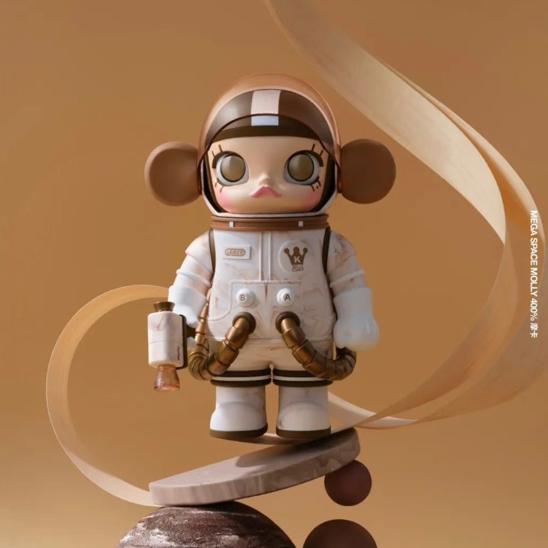 POPMART SPACE MOLLY Mocha 400% - POP BOX