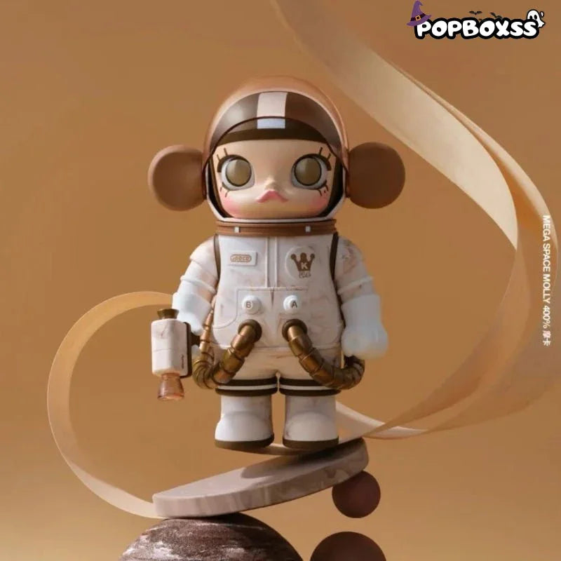 POPMART SPACE MOLLY Mocha 400% - POP BOX