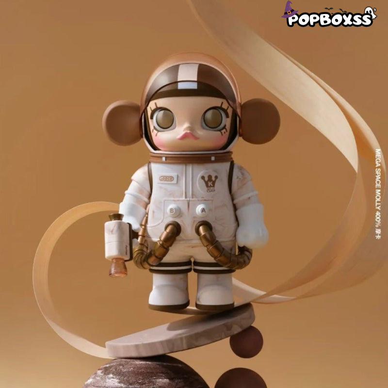 POPMART SPACE MOLLY Mocha 400% - POP BOX