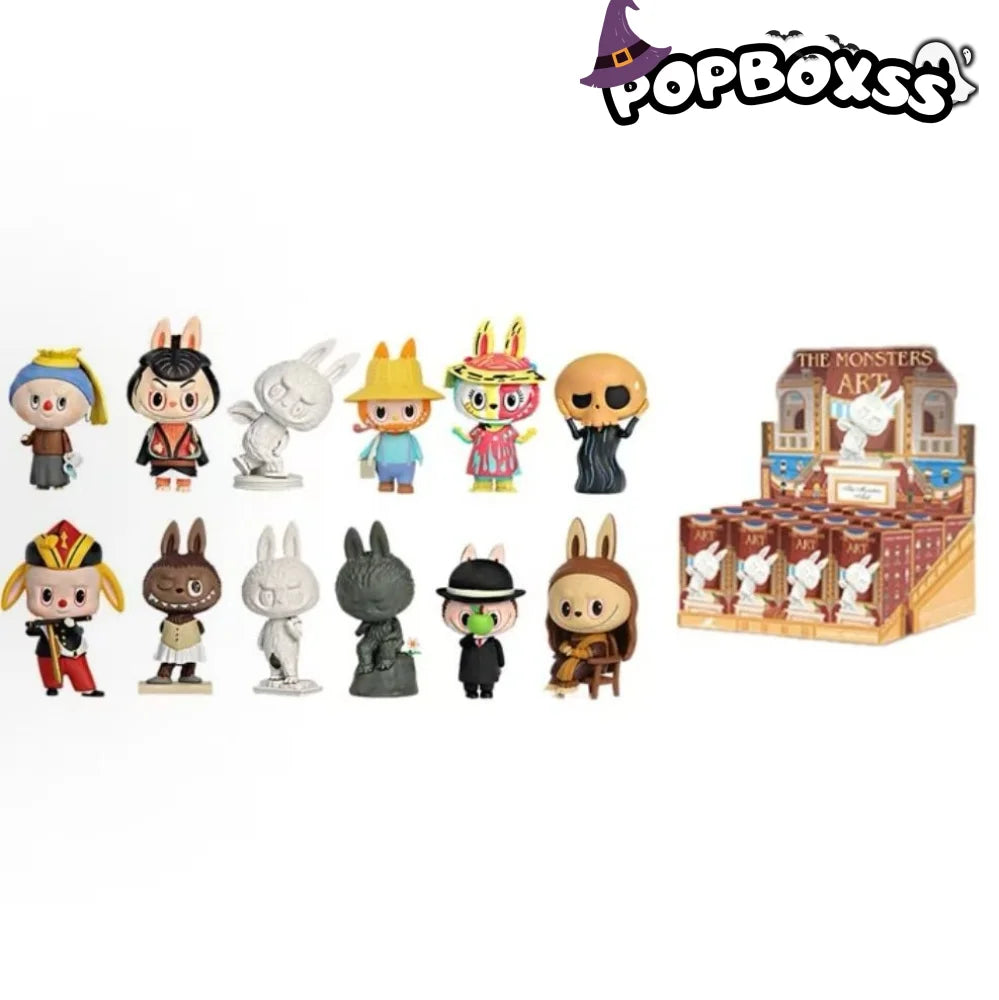 popmart the monster labubu art blind box - POP BOX