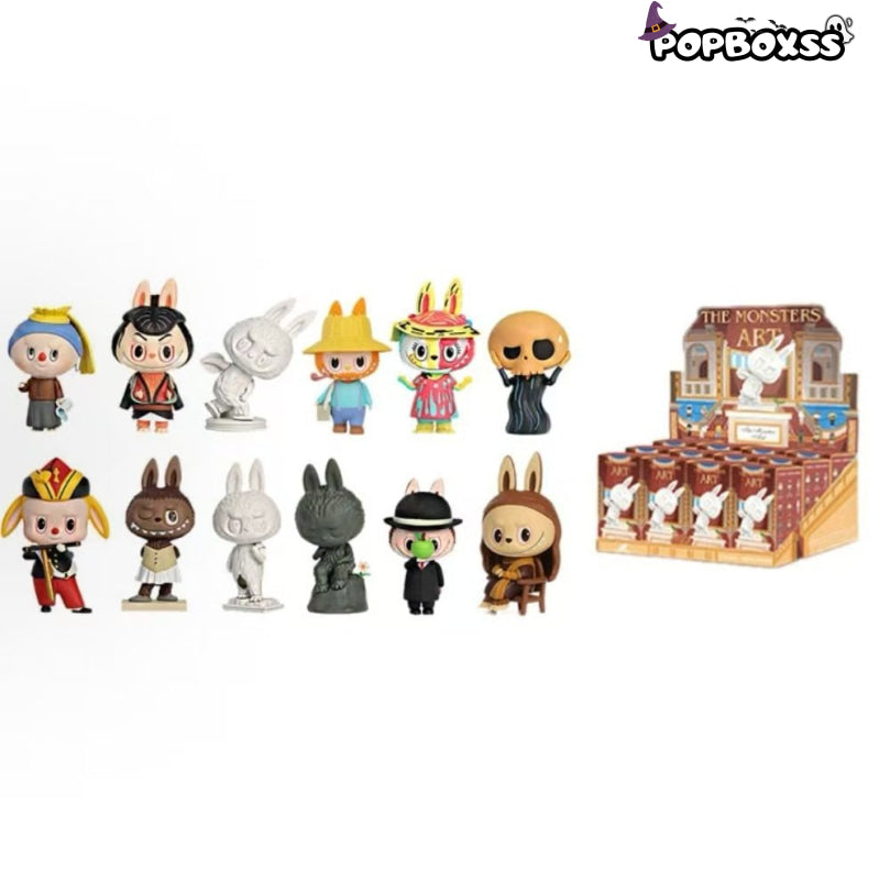 popmart the monster labubu art blind box - POP BOX