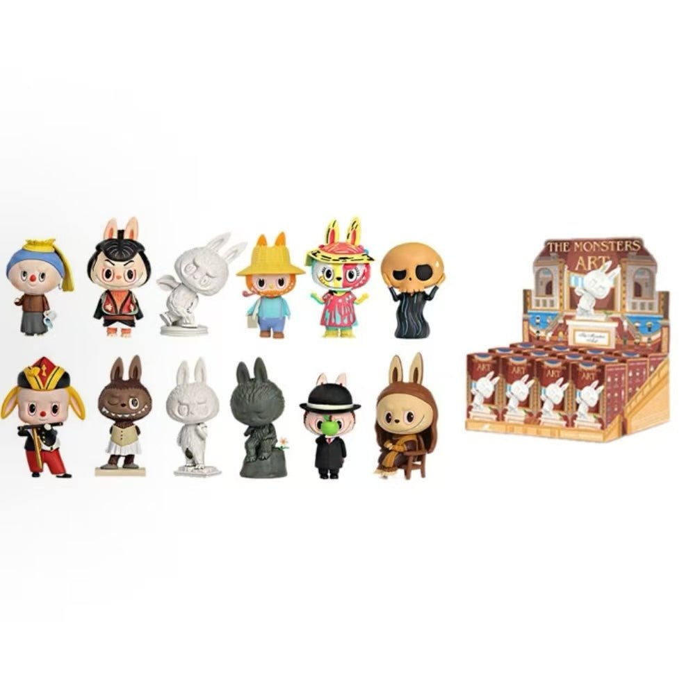 popmart the monster labubu art blind box - POP BOX