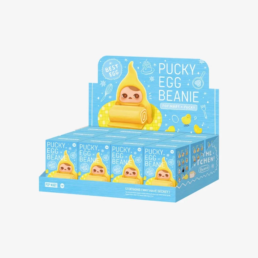 PUCKY Egg Beanie Series Figures. Blind Box (PRE - ORDER) - POP BOX