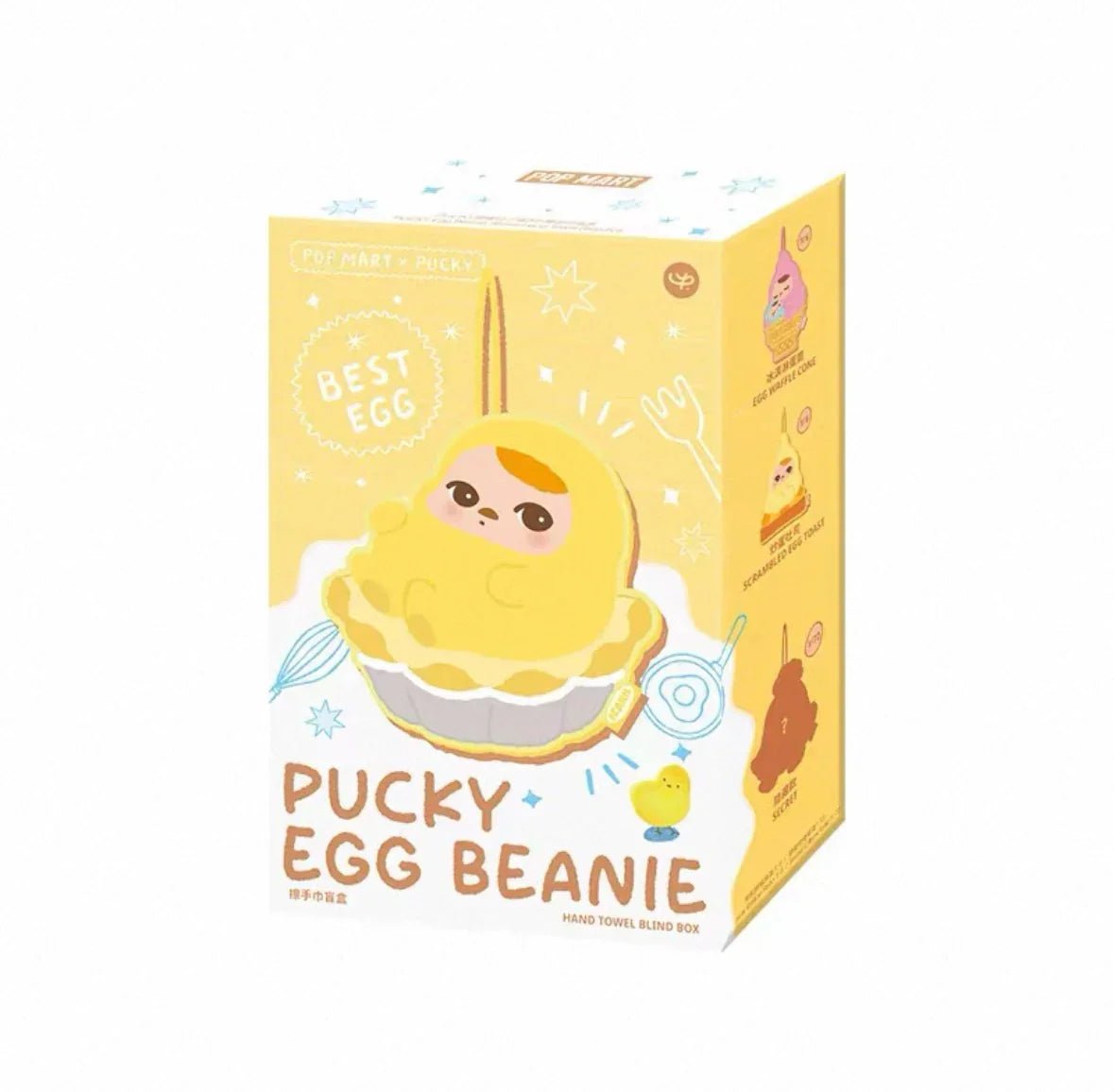 PUCKY Egg Beanie Series - Hand Towel Blind Box - POP BOX