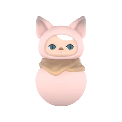 PUCKY Roly - Poly Kitty Series Figures - POP BOX