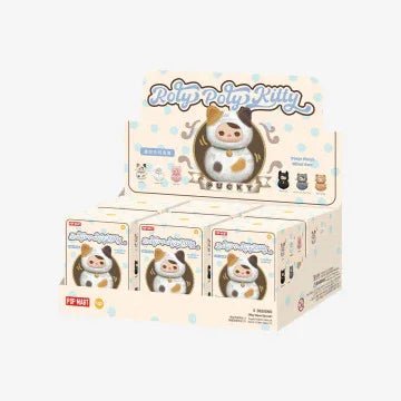 PUCKY Roly - Poly Kitty Series - Vinyl Plush Blind Box - POP BOX