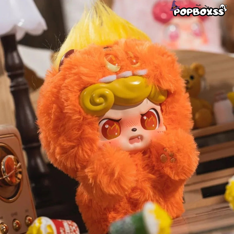 Q Kid Emotional Hairy Monsters Series Pendant Plush Dolls. Blind Box - POP BOX