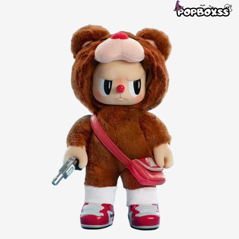 REBEL BEAR 500% Series Vinyl Plush BROWN BEAAR
