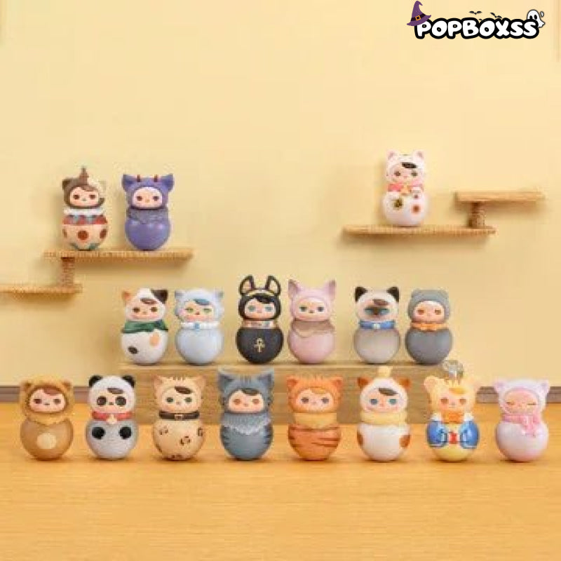 【Sale】PUCKY Roly - Poly Kitty Series Blind Box - POP BOX
