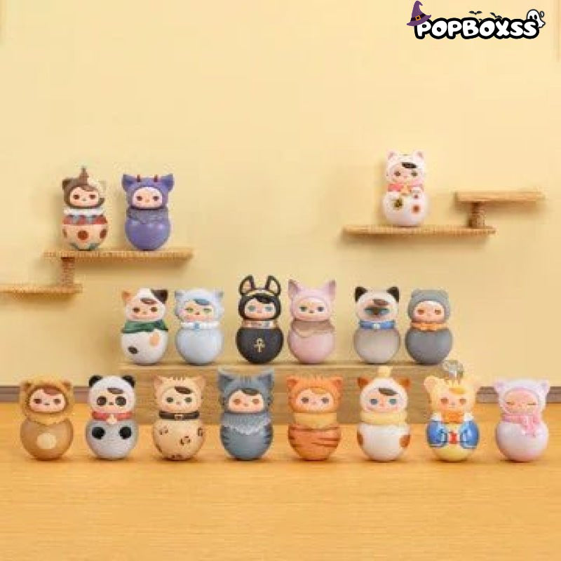 【Sale】PUCKY Roly - Poly Kitty Series Blind Box - POP BOX