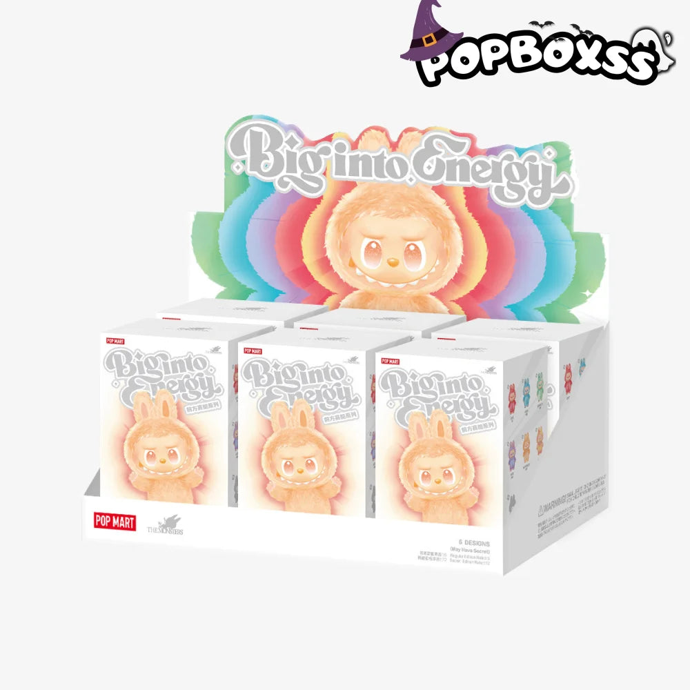 【Sale】THE MONSTERS LABUBU V3 Big Into Energy Series Plush Dolls. Blind Box 1 SET (6 BOXES) 1