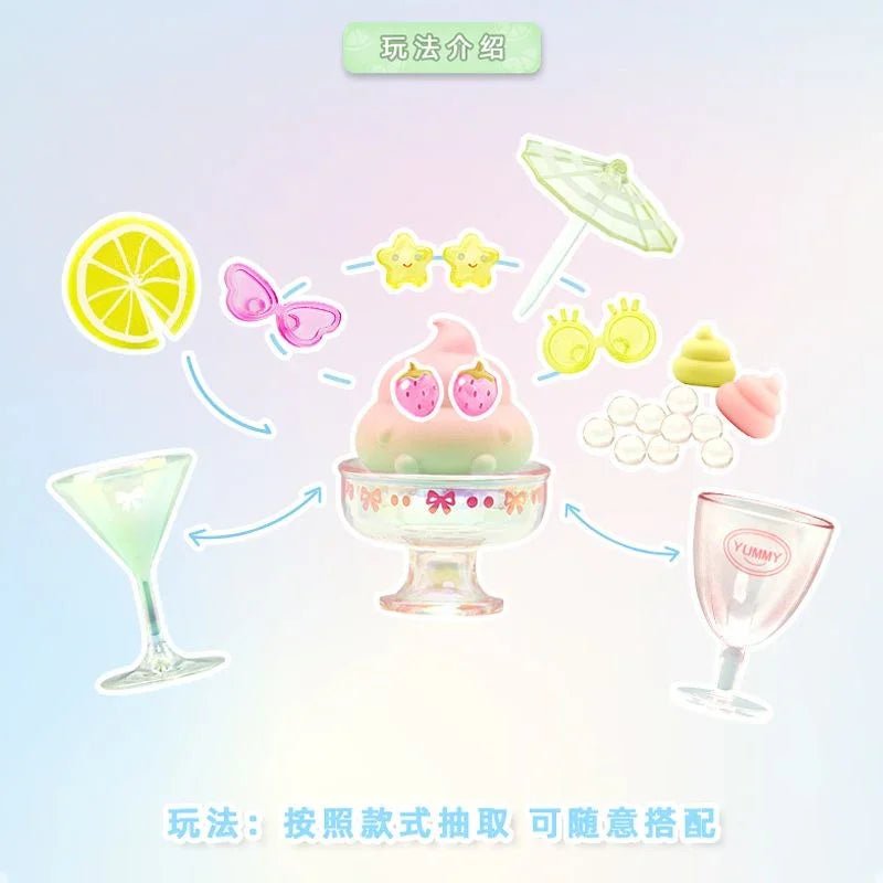 【Sale】Emmmkun Cool Summer Series PVC Figures. Blind Box - POP BOX