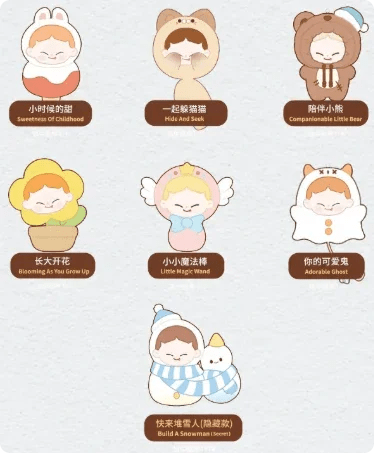 【Sale】MiKA - My Little Childhood Series Plush Dolls. Blind Box - POP BOX