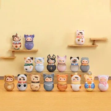 【Sale】PUCKY Roly - Poly Kitty Series Blind Box - POP BOX