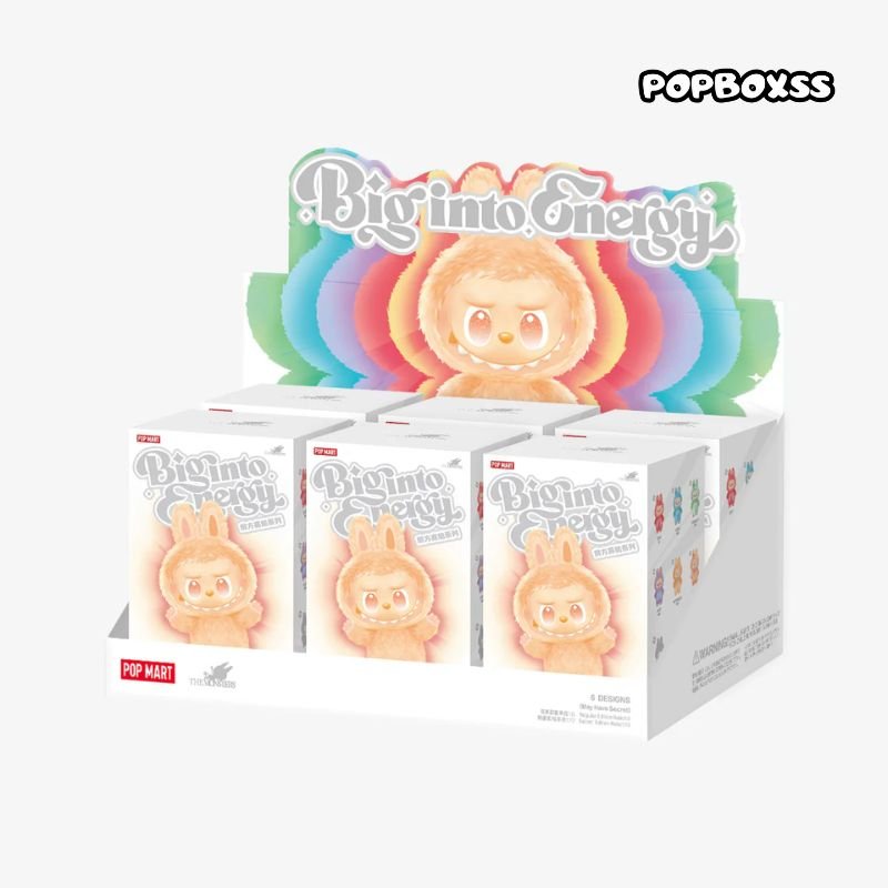 【Sale】THE MONSTERS LABUBU V3 Big Into Energy Series Plush Dolls. Blind Box - POP BOX