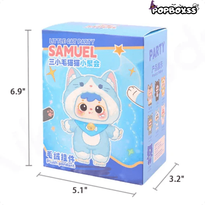 Samuel Little Cat Party Series Plush Blind Box - POP BOX