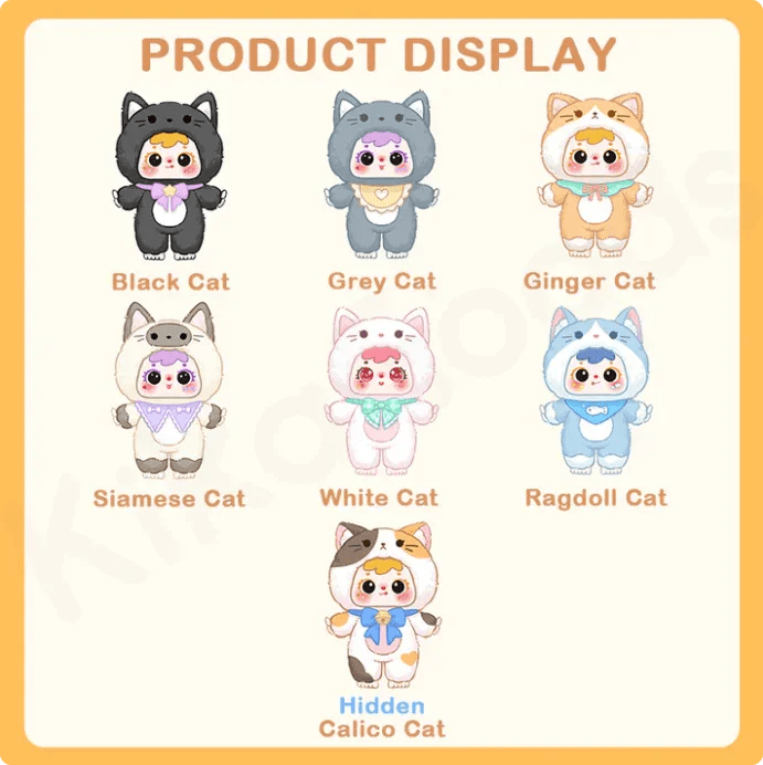 Samuel Little Cat Party Series Plush Blind Box - POP BOX