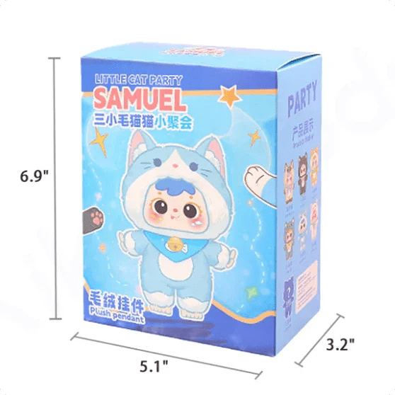 Samuel Little Cat Party Series Plush Blind Box - POP BOX