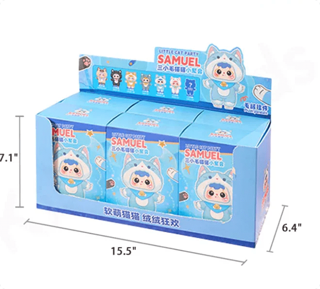Samuel Little Cat Party Series Plush Blind Box - POP BOX