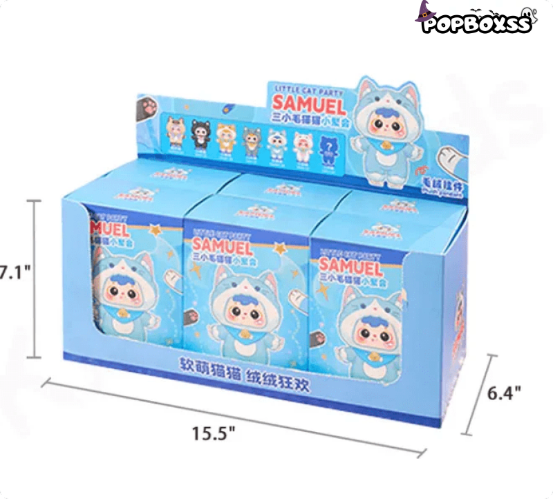 Samuel Little Cat Party Series Plush Blind Box - POP BOX
