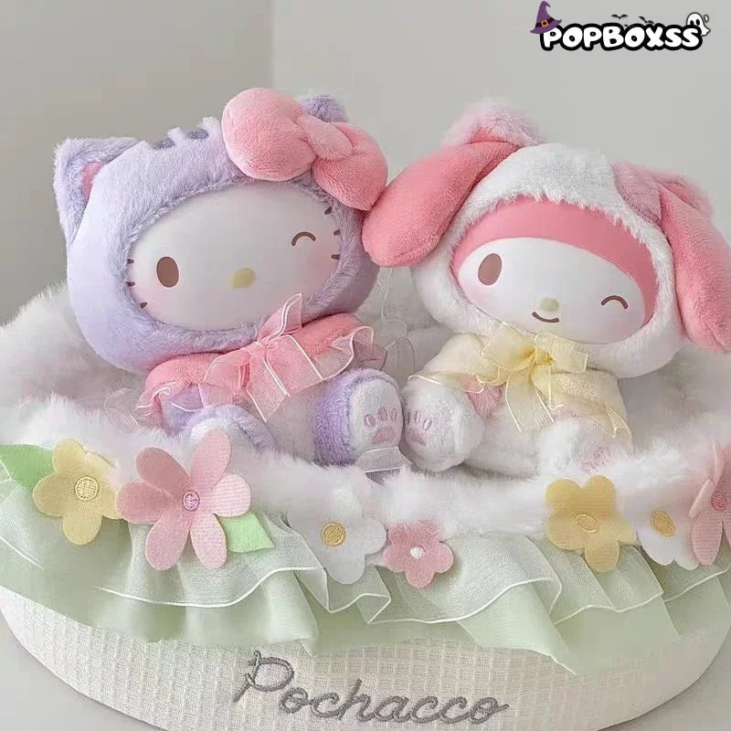 SANRI0 Characters Play With Kittens Series Plush Dolls. Blind Box - POP BOX